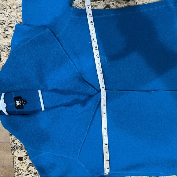 W by Worth Wool Jacket Size Small Dark Turquoise Blue - Picture 5 of 9